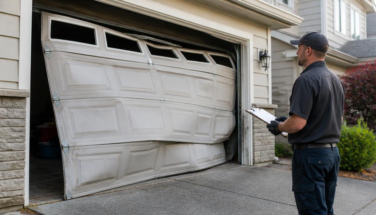 Professional crashed garage door service in Mooresville, NC