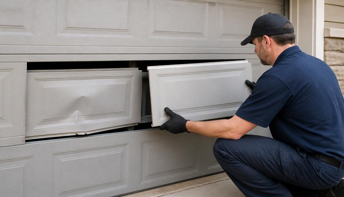Professional garage door panel replacement in Mooresville, NC